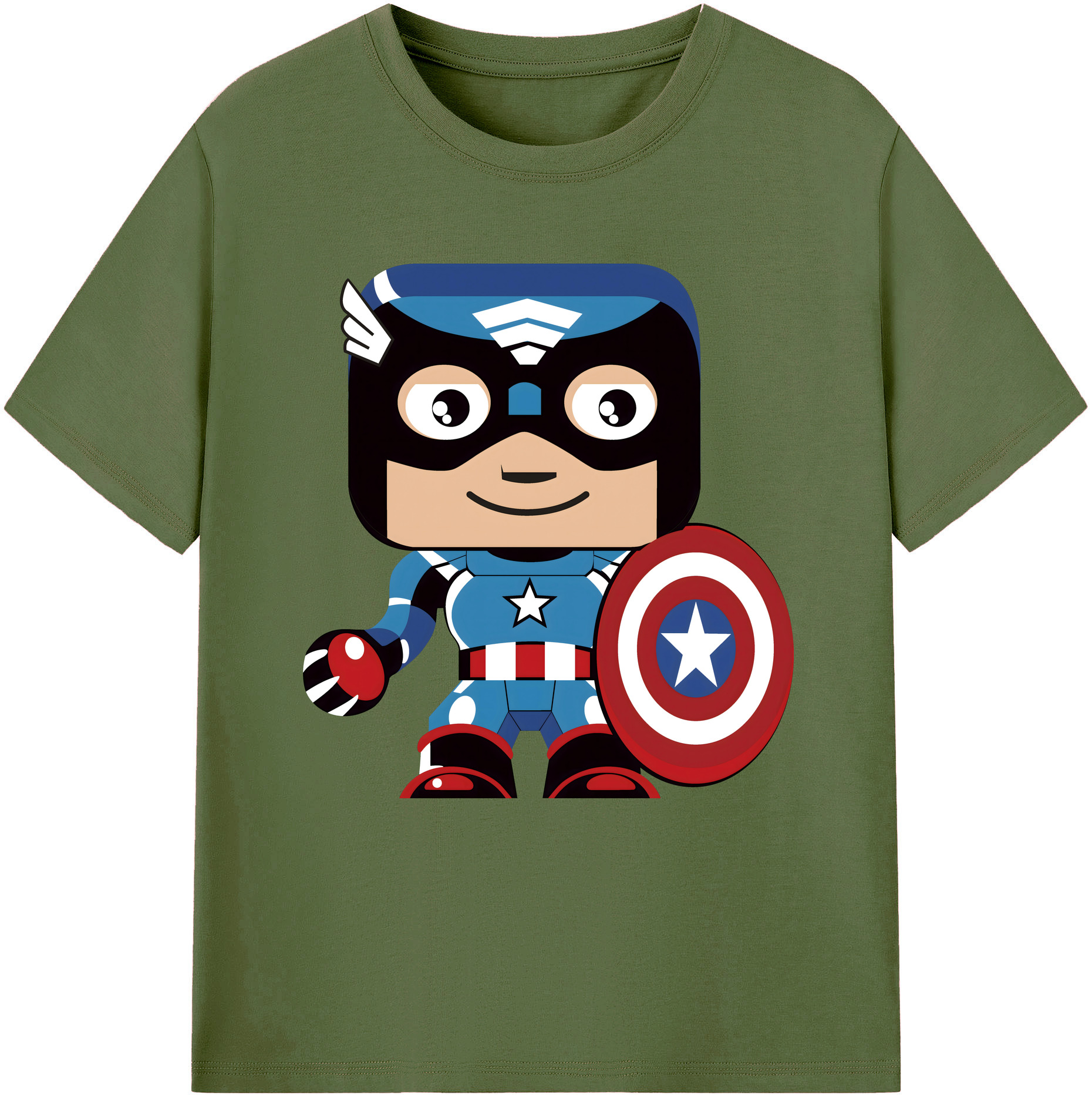 （画像用） アベンジャーズ The Avengers 綿100％半袖Tシャツ（フロントプリント）